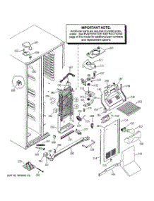 03 - Freezer Section parts for Ge Refrigerator GSS25LGMABB from AppliancePartsPros.com