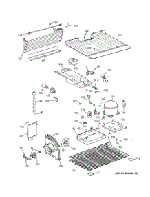 03 - Unit Parts parts for Ge Refrigerator GTT18HCMBRCC from AppliancePartsPros.com