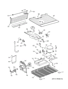 03 - Unit Parts parts for Ge Refrigerator GTS18FBMBRCC from AppliancePartsPros.com