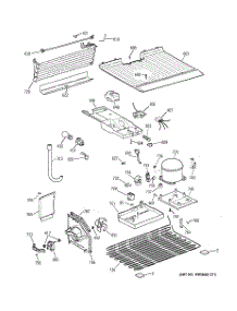 03 - Unit Parts parts for Ge Refrigerator GTS15BBMBLAA from AppliancePartsPros.com