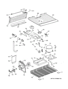 03 - Unit Parts parts for Ge Refrigerator GTG15BBMCRWW from AppliancePartsPros.com