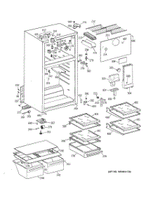 02 - Cabinet parts for Ge Refrigerator GTS16KBMBRCC from AppliancePartsPros.com