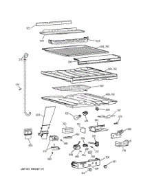 05 - Separator Compartment Parts parts for Ge Refrigerator TBG21DADARWW from AppliancePartsPros.com