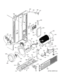 02 - Sealed System & Mother Board parts for Ge Refrigerator ESS25XGMABB from AppliancePartsPros.com