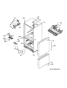 03 - Controls & Light Covers parts for Ge Refrigerator GBS22LBMABB from AppliancePartsPros.com