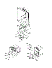 04 - Light Switches & Drain Funnels parts for Ge Refrigerator GBS22LBMABB from AppliancePartsPros.com