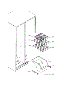 07 - Freezer Shelves parts for Ge Refrigerator GSS20IEMAWW from AppliancePartsPros.com