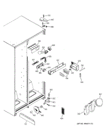 09 - Fresh Food Section parts for Ge Refrigerator GSS20IEMAWW from AppliancePartsPros.com