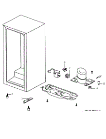 03 - Unit Parts parts for Ge Refrigerator GMR03DAMAWW from AppliancePartsPros.com