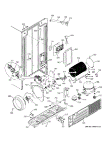 02 - Sealed System & Mother Board parts for Ge Refrigerator GSS25KGMAAA from AppliancePartsPros.com