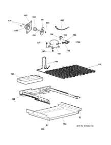 05 - Unit Parts parts for Ge Refrigerator TNX22PACBRAA from AppliancePartsPros.com
