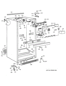 03 - Cabinet parts for Ge Refrigerator TBG19PABURWW from AppliancePartsPros.com
