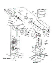 03 - Freezer Section parts for Ge Refrigerator MSG28DHCHWW from AppliancePartsPros.com