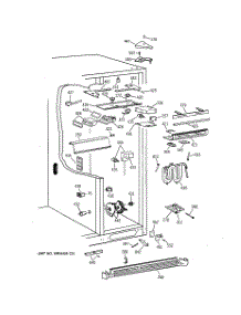 05 - Fresh Food Section parts for Ge Refrigerator MSK30DHBHAA from AppliancePartsPros.com