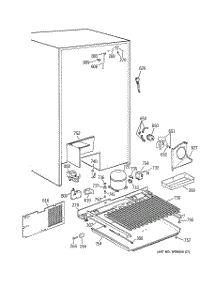 07 - Unit Parts parts for Ge Refrigerator TPX24PRDBWW from AppliancePartsPros.com