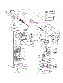 03 - Freezer Section parts for Ge Refrigerator TFM28PFDBWW from AppliancePartsPros.com