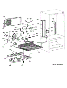 05 - Unit Parts parts for Ge Refrigerator TCD18PADBRWW from AppliancePartsPros.com