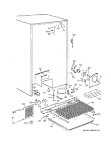 07 - Unit Parts parts for Ge Refrigerator TFJ28PFDBWW from AppliancePartsPros.com