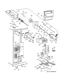 03 - Freezer Section parts for Ge Refrigerator TPJ24PRDBWW from AppliancePartsPros.com