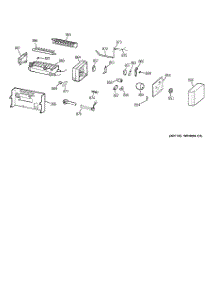 08 - Icemaker Wr30x0331 parts for Ge Refrigerator TPG24PRDBBB from AppliancePartsPros.com