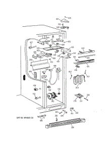 05 - Fresh Food Section parts for Ge Refrigerator TPX24BRDBBB from AppliancePartsPros.com