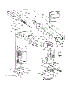 03 - Freezer Section parts for Ge Refrigerator TFK30PFDBAA from AppliancePartsPros.com