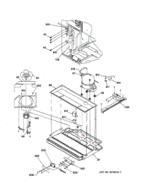 08 - Machine Compartment Assembly parts for Ge Refrigerator TCX22PACCBB from AppliancePartsPros.com