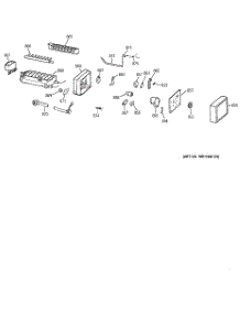 07 - Icemaker Wr30x0327 parts for Ge Refrigerator TFS26ZPDABS from AppliancePartsPros.com