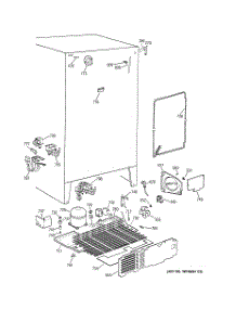 06 - Unit Parts parts for Ge Refrigerator TFS22ZPDABS from AppliancePartsPros.com