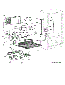 05 - Unit Parts parts for Ge Refrigerator TCS18PADBRBS from AppliancePartsPros.com