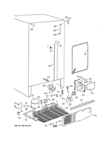 06 - Unit parts for Ge Refrigerator TFCW27FRAWH from AppliancePartsPros.com
