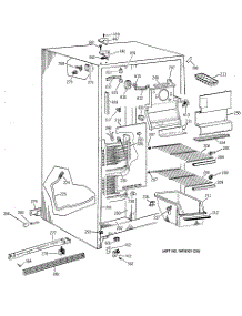 02 - Freezer Section parts for Ge Refrigerator MSK25ZADAAA from AppliancePartsPros.com