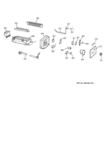 07 - Icemaker Wr30x0303 parts for Ge Refrigerator MTI18GIBURWW from AppliancePartsPros.com