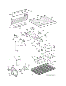 03 - Unit Parts parts for Ge Refrigerator MTG14EACCRWW from AppliancePartsPros.com