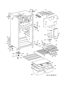 02 - Cabinet parts for Ge Refrigerator MTG16EACBRWW from AppliancePartsPros.com