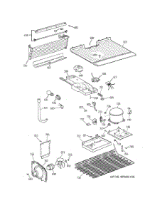03 - Unit Parts parts for Ge Refrigerator MTX17KABJRWW from AppliancePartsPros.com