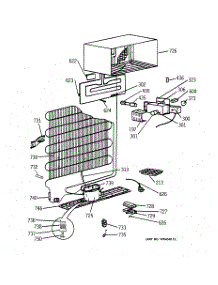 03 - Unit Parts parts for Ge Refrigerator TDX9SNSCRWH from AppliancePartsPros.com