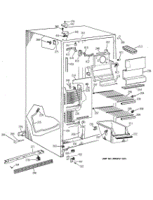 02 - Freezer Section parts for Ge Refrigerator TFZ20JABKWW from AppliancePartsPros.com