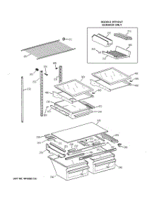 04 - Shelves & Drawers parts for Ge Refrigerator ERT2018DBRAA from AppliancePartsPros.com