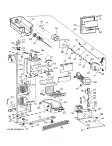 03 - Freezer Section parts for Ge Refrigerator TFX25VRBAAA from AppliancePartsPros.com