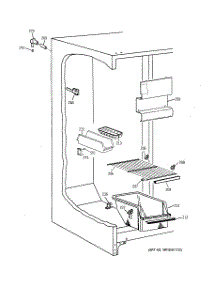 04 - Freezer Section parts for Ge Refrigerator TFX20JABAWW from AppliancePartsPros.com