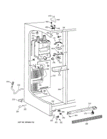 03 - Freezer Section parts for Ge Refrigerator TFX20JABAAA from AppliancePartsPros.com