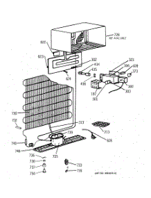 03 - Unit Parts parts for Ge Refrigerator TDX9SNXBRWH from AppliancePartsPros.com