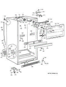 05 - Cabinet Parts parts for Ge Refrigerator TBX25PRBSLCC from AppliancePartsPros.com