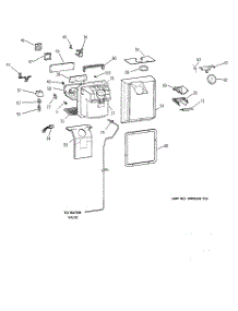 02 - Dispenser parts for Ge Refrigerator TBX22PRBSLCC from AppliancePartsPros.com