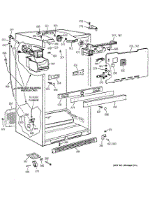 03 - Cabinet parts for Ge Refrigerator TBX18CIBRRCC from AppliancePartsPros.com