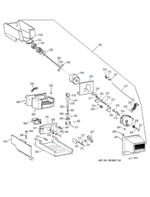 04 - Ice Bucket parts for Ge Refrigerator TBX22PRBSLCC from AppliancePartsPros.com