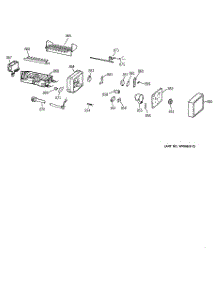 09 - Icemaker Wr30x10001 parts for Ge Refrigerator TBX25PRBSRCC from AppliancePartsPros.com