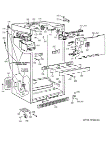 03 - Cabnet parts for Ge Refrigerator TBX21IABRRCC from AppliancePartsPros.com