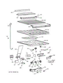 05 - Separator Compartment Parts parts for Ge Refrigerator TBG22PADARWW from AppliancePartsPros.com